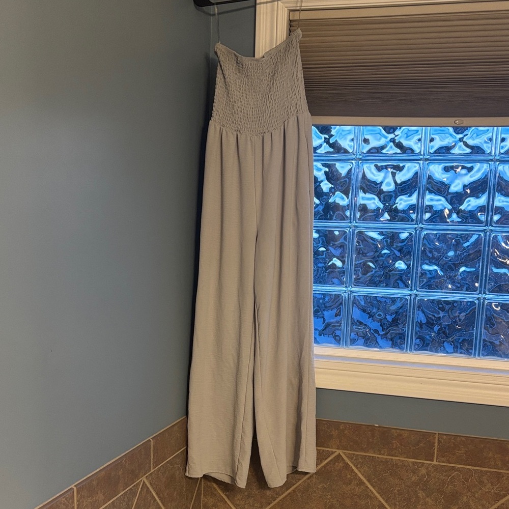 Elegant Gray Women's Jumpsuit